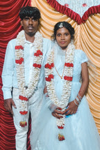 Sampanki & red rose malai 2 piece