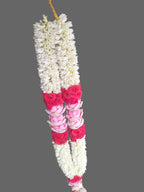 Sampanki & thamarai red rose malai 2 piece